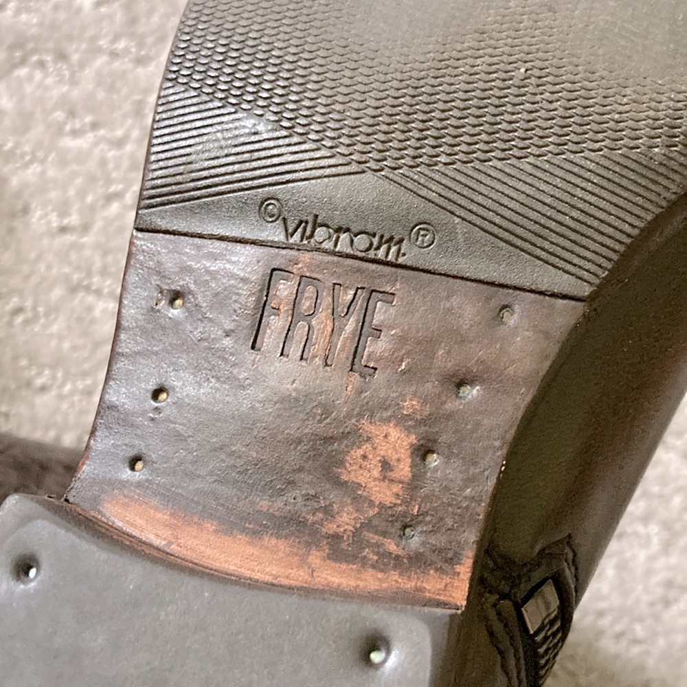 FRYE Melissa Seam Short Boots, Sz 6.5 (Vibram re-soled.) - Picture 10 of 12